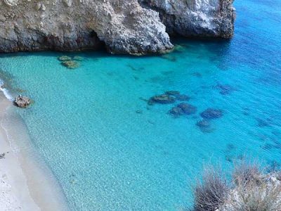 Tsigrado Beach Milos - Giourgas Milos Car Rental